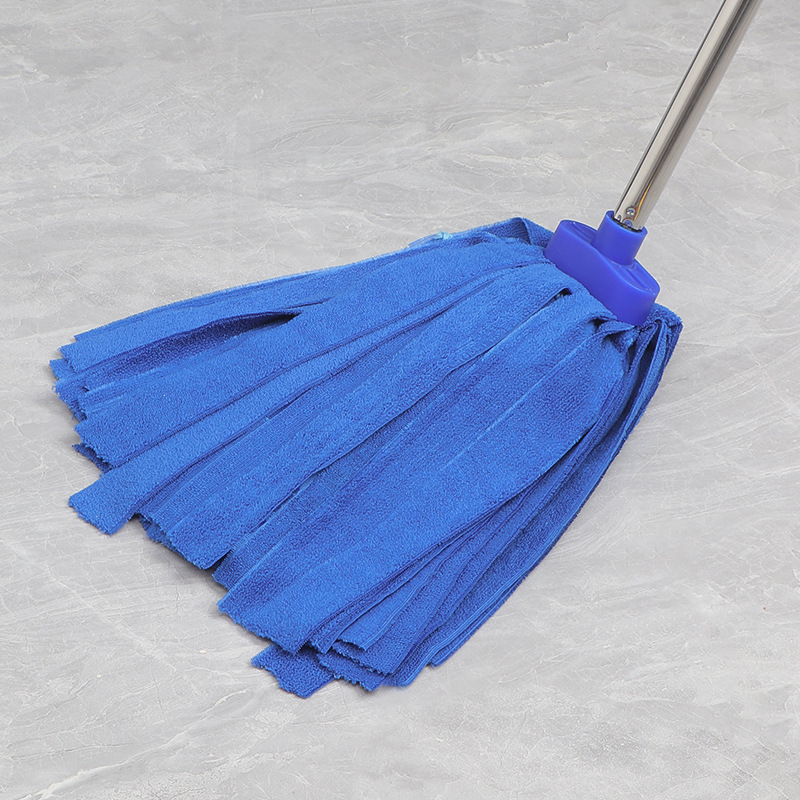 Factory mop wholesale household wet and dry dual-use absorbent replaceable mop head Hotel clean floor mop commercial