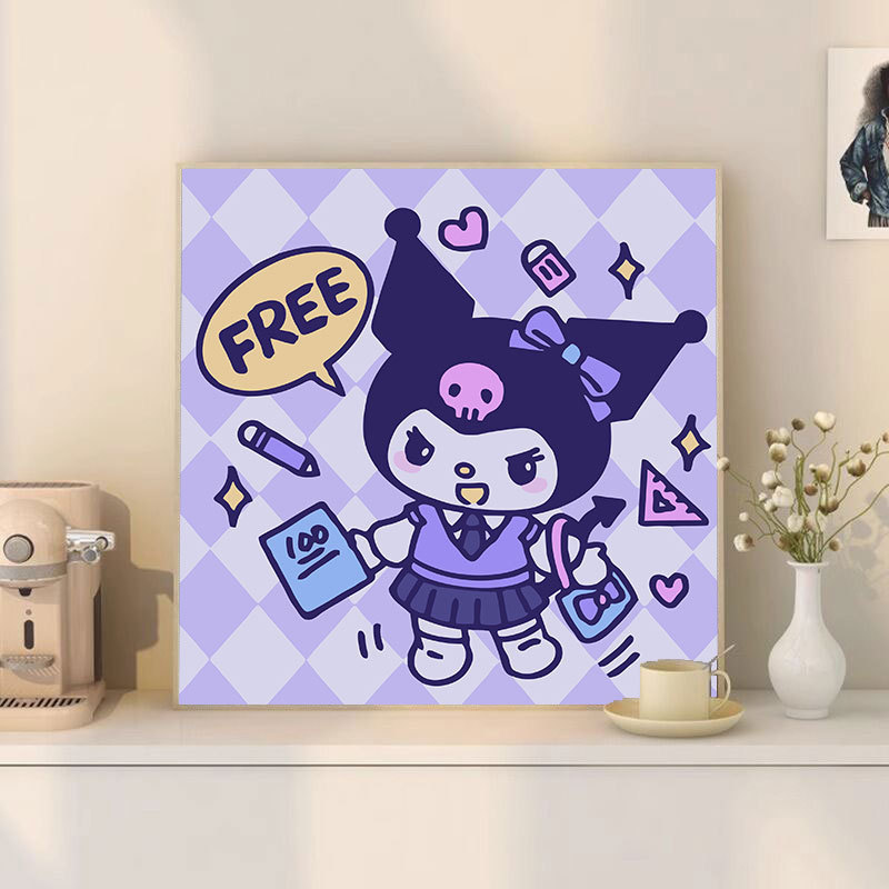 漫画 Q バージョンエッグマンパーティーシリーズ DIY デジタル油絵子供の手作り着色油絵装飾品卸売|undefined