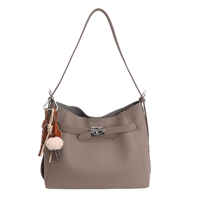 Commuting Casual Fashion Tote mochila para mujeres 2025 nueva alta sensación de gran capacidad versátil mochila de cuero suave