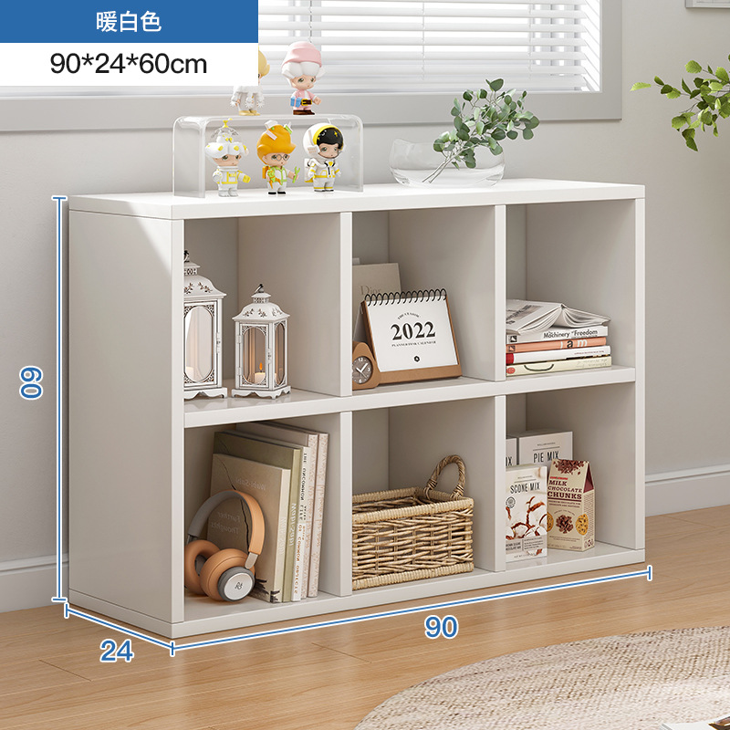 Estantes de cosméticos de viento de crema tabla lateral de piso integrado gabinete de celosía gabinete de ocho celosías gabinete de almacenamiento de perfumes para productos de cuidado de la piel