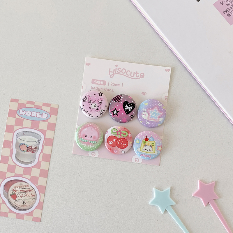 オリジナル漫画かわいい小さなバジ高価値韓国バッグ衣類装飾ピンバッジ DIY ハンドブック装飾|undefined