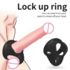Ha-822 four-hole lock essence ring black