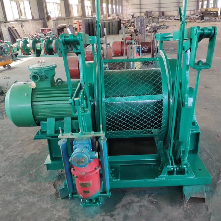 Equipo de tracción de material pequeño para cabrestante de despacho subterráneo con velocidad variable y fijación flexible