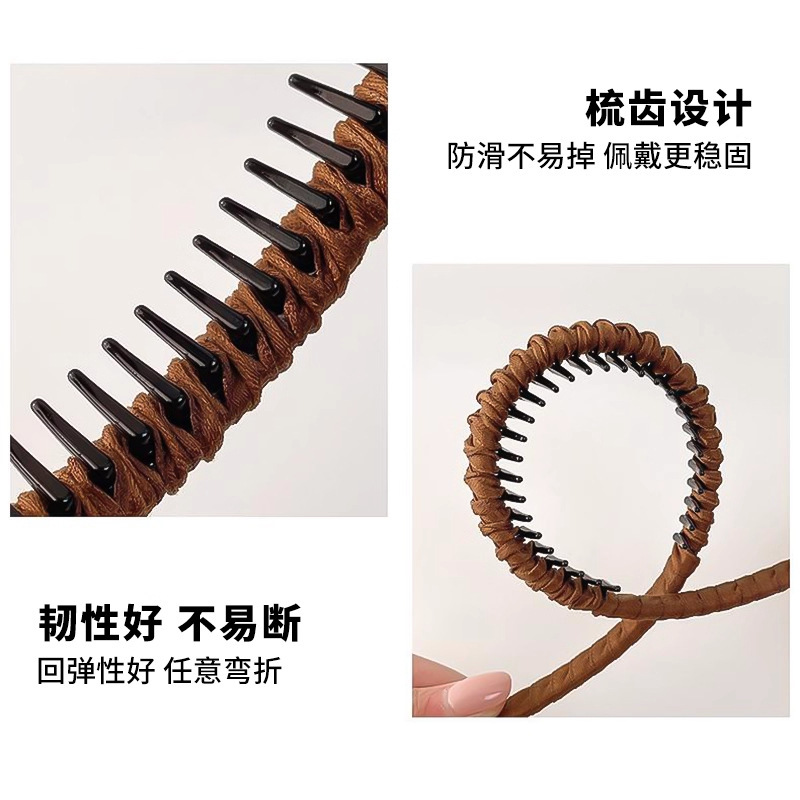 洗脸专用发箍女款防滑带齿发卡2025新款高颅顶头箍高级感发捆头饰|undefined