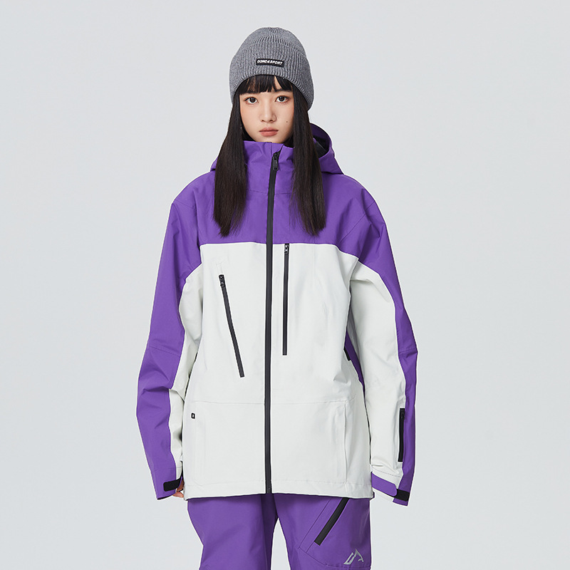 SEARIPE xueyipai full pressure glue double board veneer ski suit men's and women's outdoor windproof waterproof ski suit