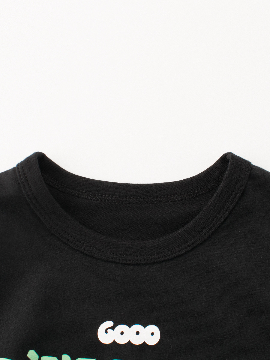 27kids ropa para niños camiseta de manga corta para niños verano nueva ropa para bebés impresión de dinosaurios de una pieza