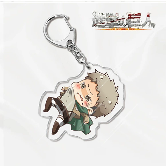 Аниме-игровая атрибутика: акриловый брелок-подвеска Attack on Titan 2 Allen Sanya, креативный подарок