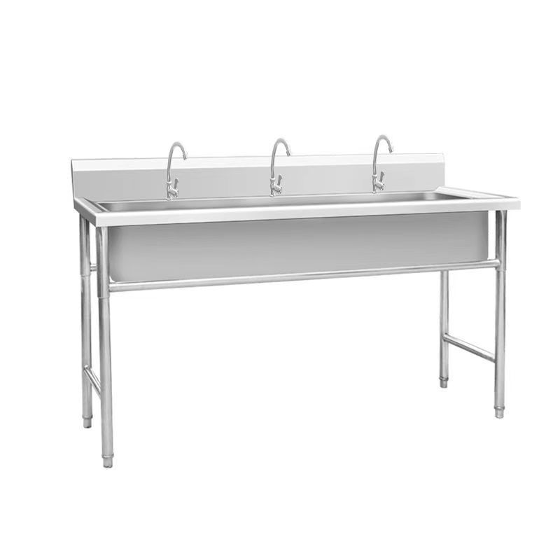 304 lavabo de acero inoxidable comedor escolar lavabo de jardín de infantes lavabo comercial multifuncional