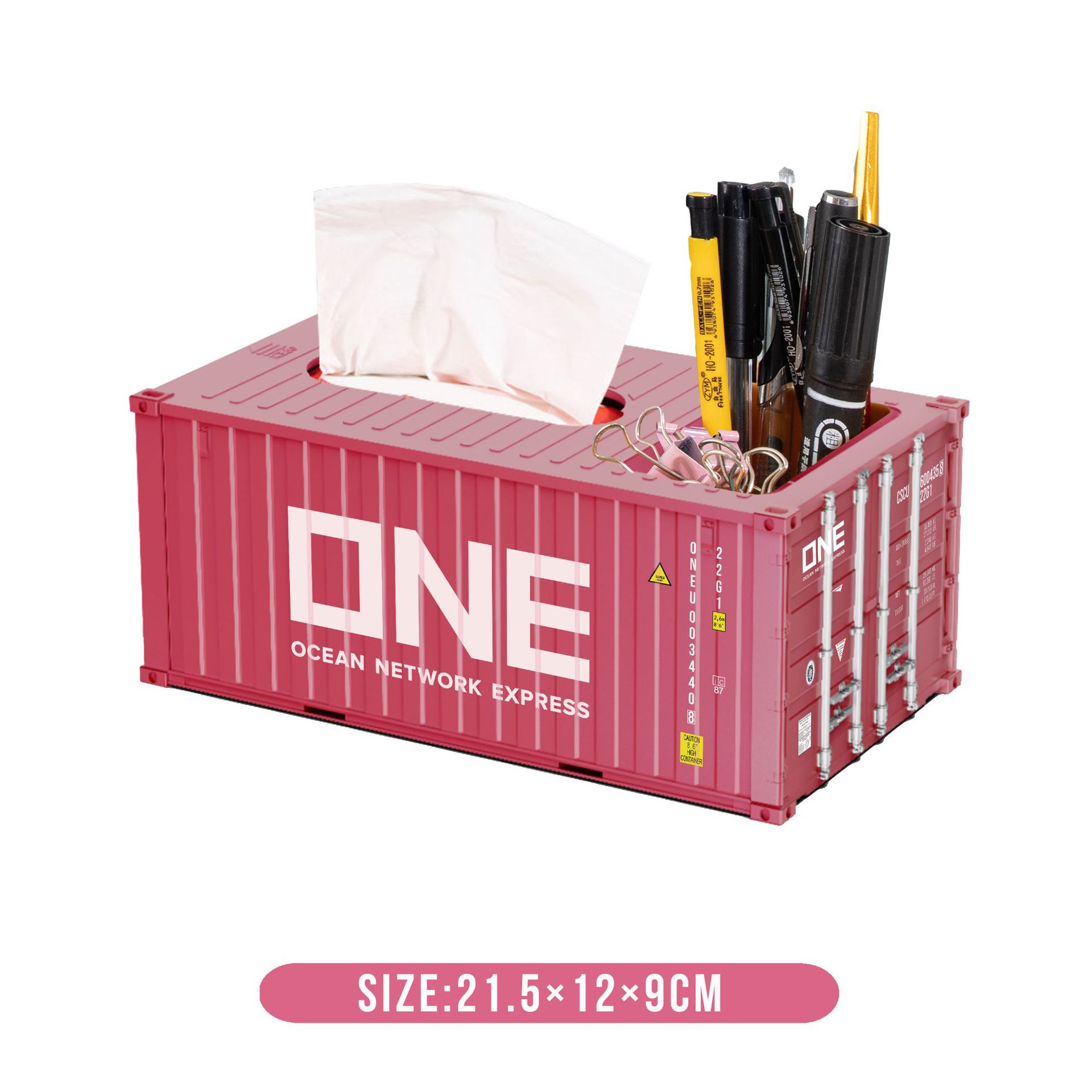 Organizador de Escritorio con Diseño de Celebridad de Internet, Contenedor de Juguetes, Portalápices, Caja de Regalo