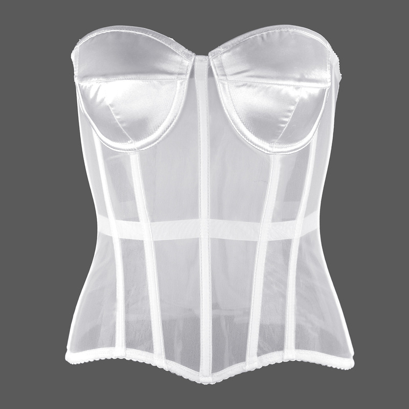 Foreign Trade Cross-Border Hot-Selling Early Spring See-Through Mesh Thin Shapewear Bra European and American Women's Sexy Lingerie