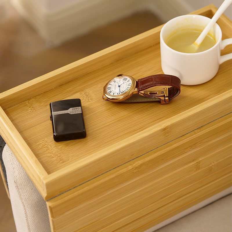 Multi-escena reposabrazos plegables bandeja de mango antideslizante control flexible porta tazas de diseño de almacenamiento de bocadillos inteligente