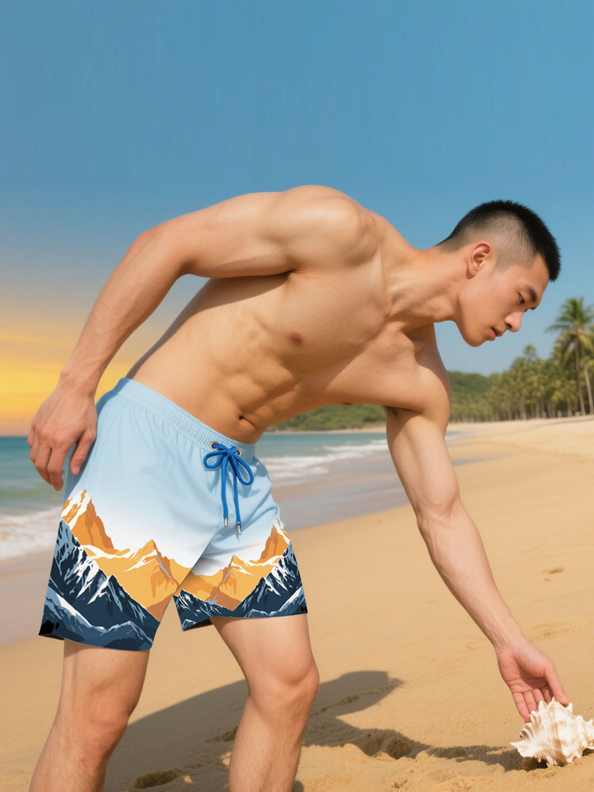 Bañador traje de baño para hombre bañador boxer para hombre talla grande de secado rápido suelto 2025 nuevo equipo de piscina