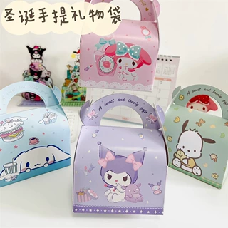可爱卡通手提礼品袋圣诞节平安夜送礼袋糖果零食喜糖袋子女生包装