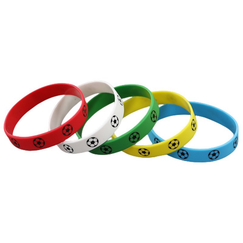 Football Silicone Bracelet Qatar World Cup Theme Sports Rubber Wall…
