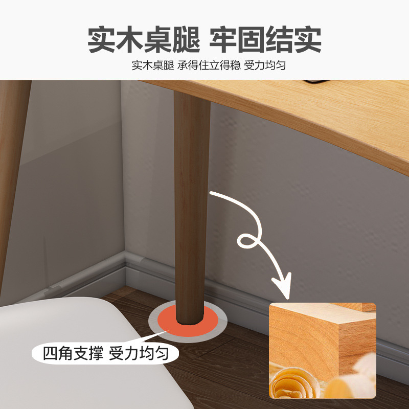 Computer desk, home desktop, for girls' bedroom, for students to study and write, simple desk, for renting houses, small office table