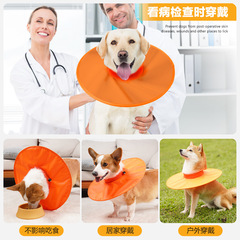 Pet supply cross-border sourcing Elizabethan collar waterproof anti-licking wound medium and large dog collar