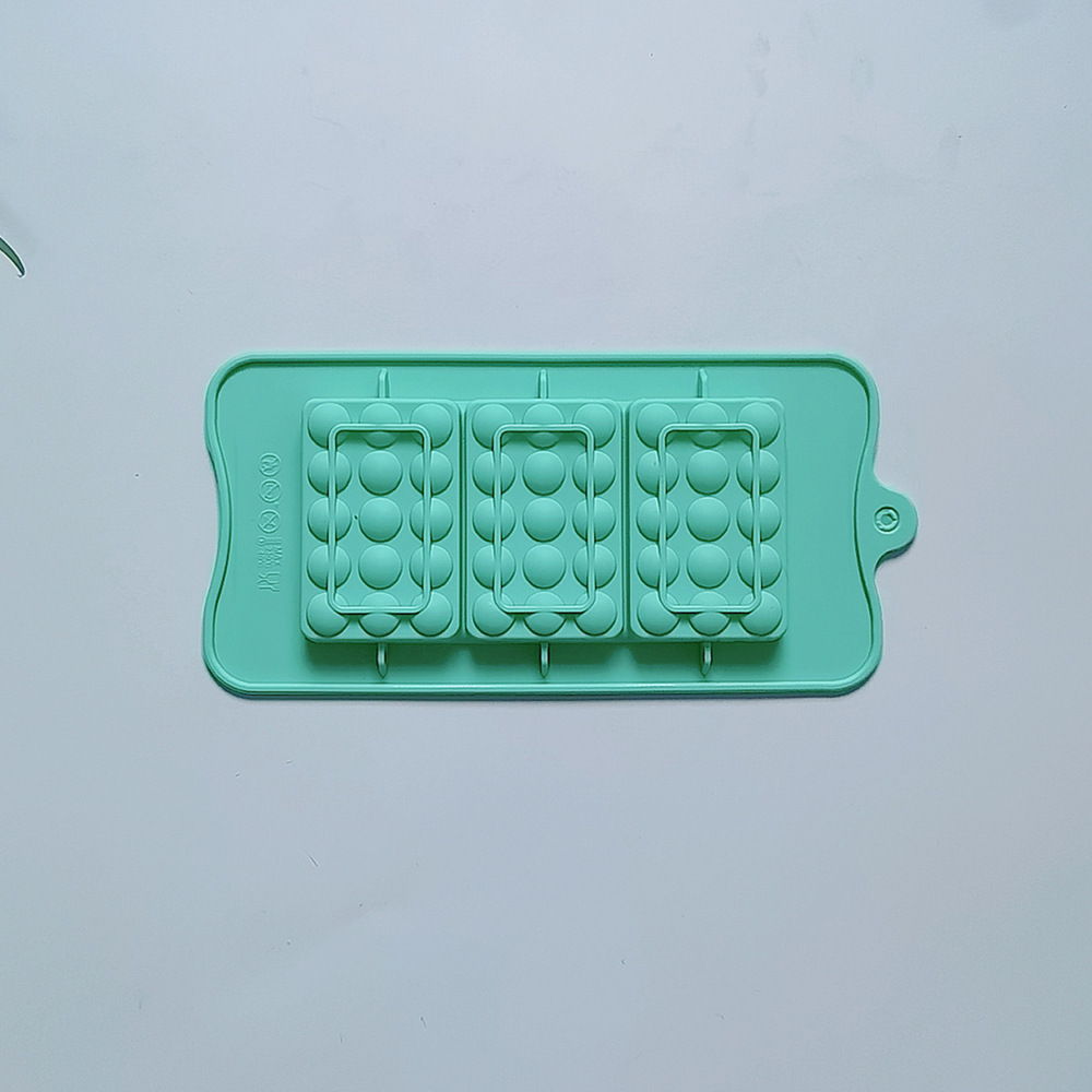 3 chocolate redondo 464 galletas molde de silicona pastel helado pudín molde de postre jabón utensilios