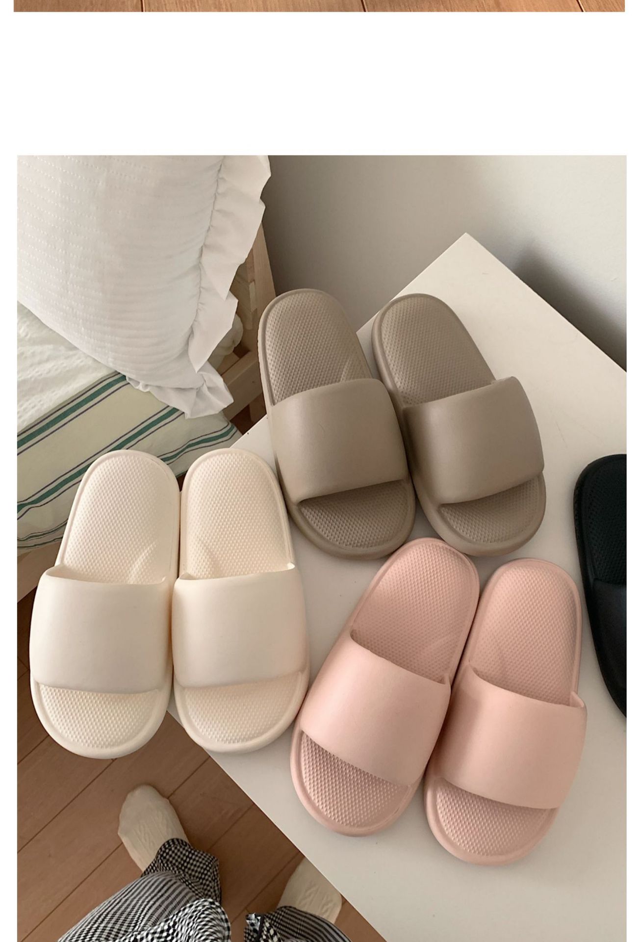 Women's Basic Solid Color Open Toe Slides Slippers display picture 9