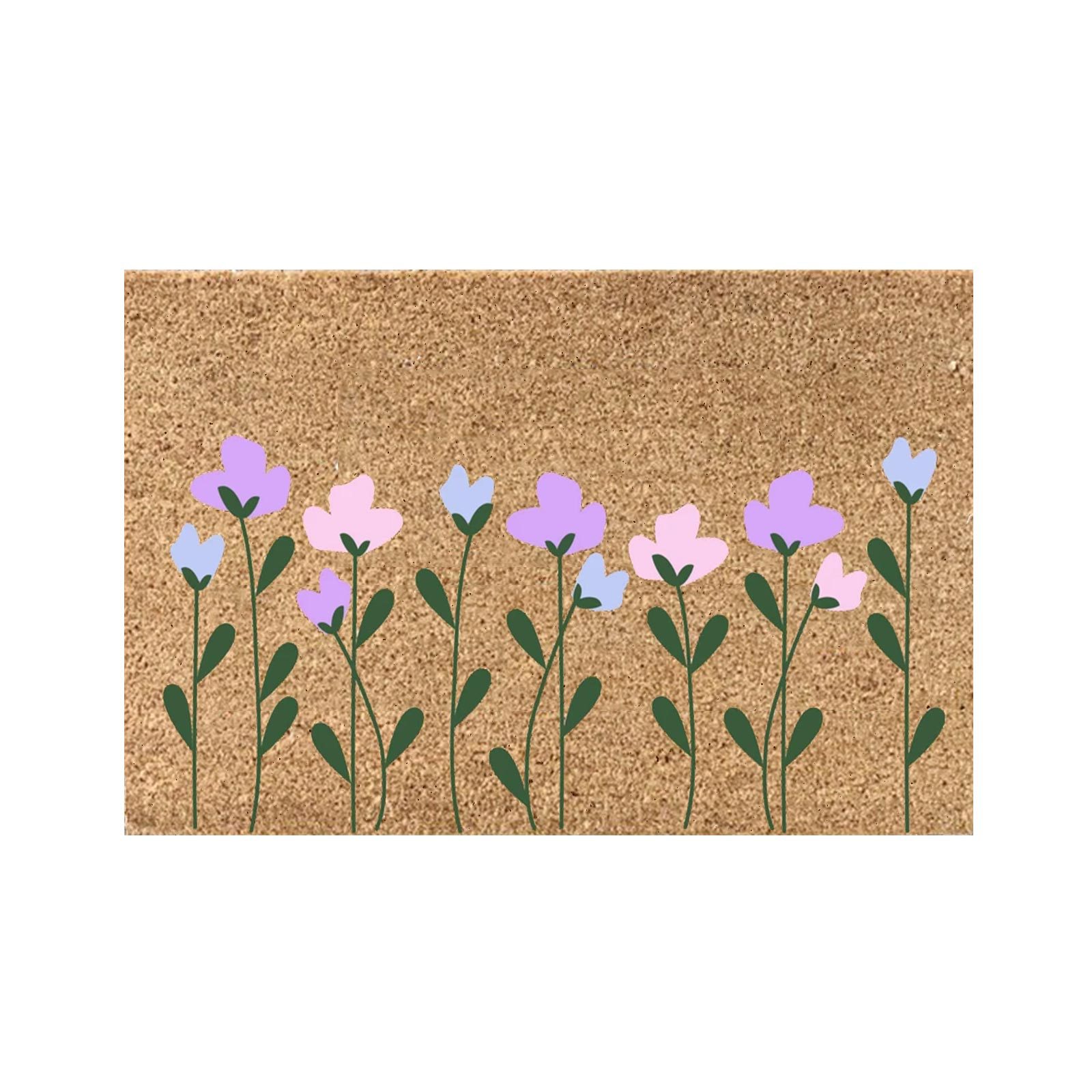 Poletna tematska preproga, nedrseča preproga za vhodna vrata, vpojna preproga za kopalnico in kuhinjo_voghion.com