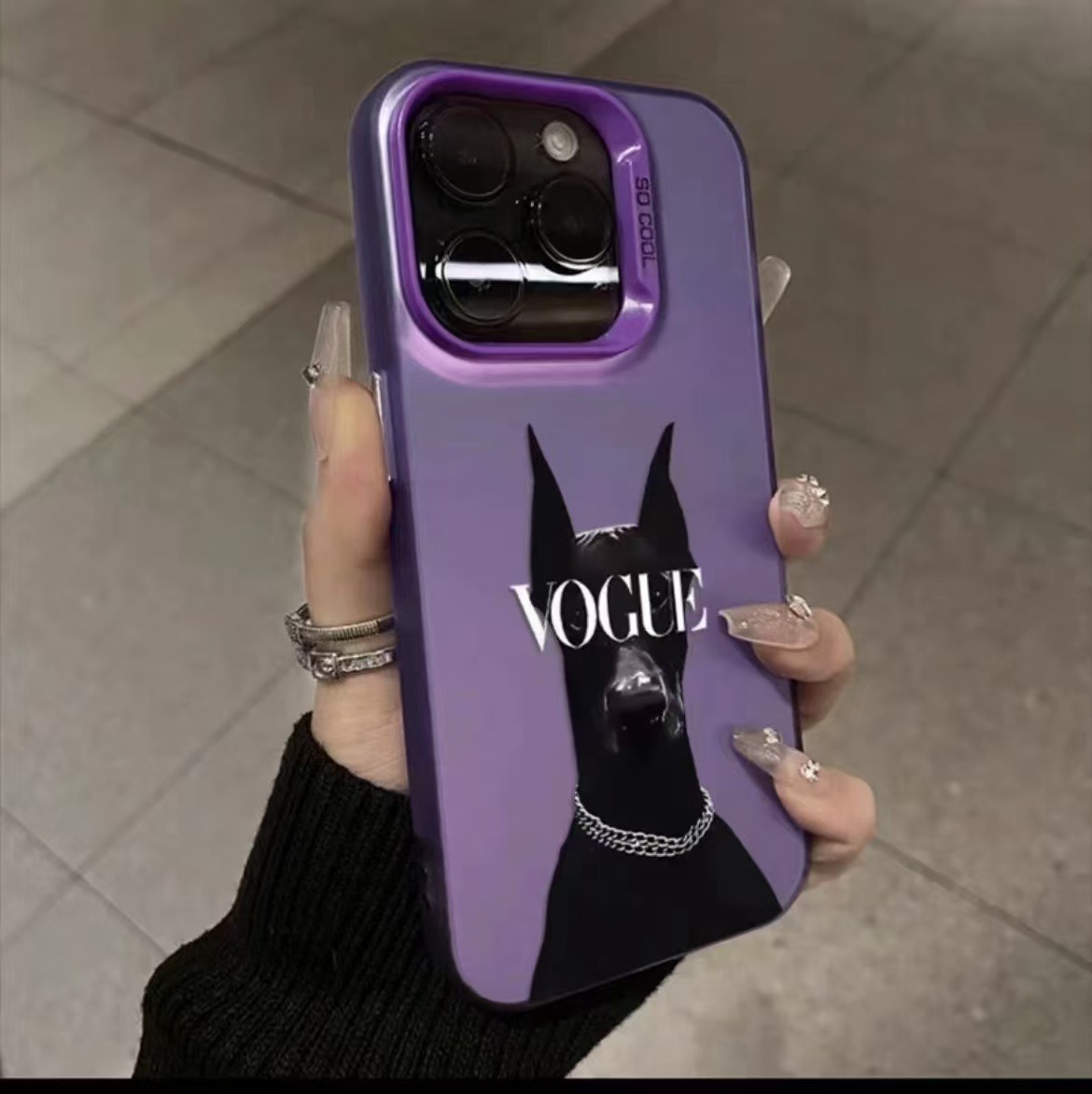 Marca de moda nuevo aplicable iPhone 16 funda para teléfono móvil Apple 15promax estilo europeo y americano 14pro anti-caída 13pro12