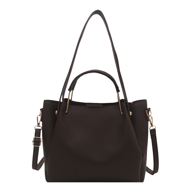 Retro Beutel Schultertasche Für Damen Herbst Einfache Umhängetasche_voghion.com