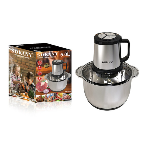 Cross-border new SOKANY7015 meat grinder 5L large capacity mixer vegetable chopper meat grinder Meat Grinder