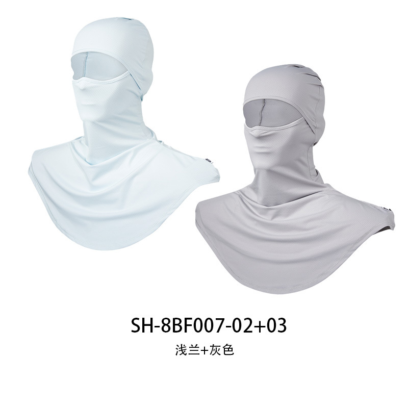 Secado al sol musgo chal cabeza cubierta cara completa transpirable verano trabajo al aire libre pesca pescado motocicleta montar a prueba de sol cubierta de la cabeza