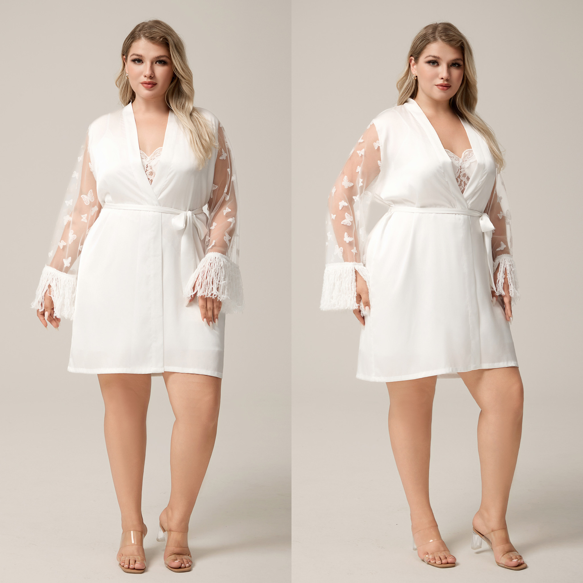 Europa y América comercio exterior gran encaje satin sexy corto pijama ropa de casa de mujeres cómodas pijamas ropas de baño WP5016