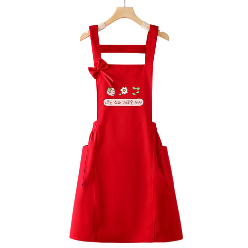 Kitchen Cooking Apron for Home Use: Waterproof & Oil-Proof, 2025 New Arrival—Instagram-Famous, Fashionable, Commercial-Grade Workwear Designed Specifically for Restaurants