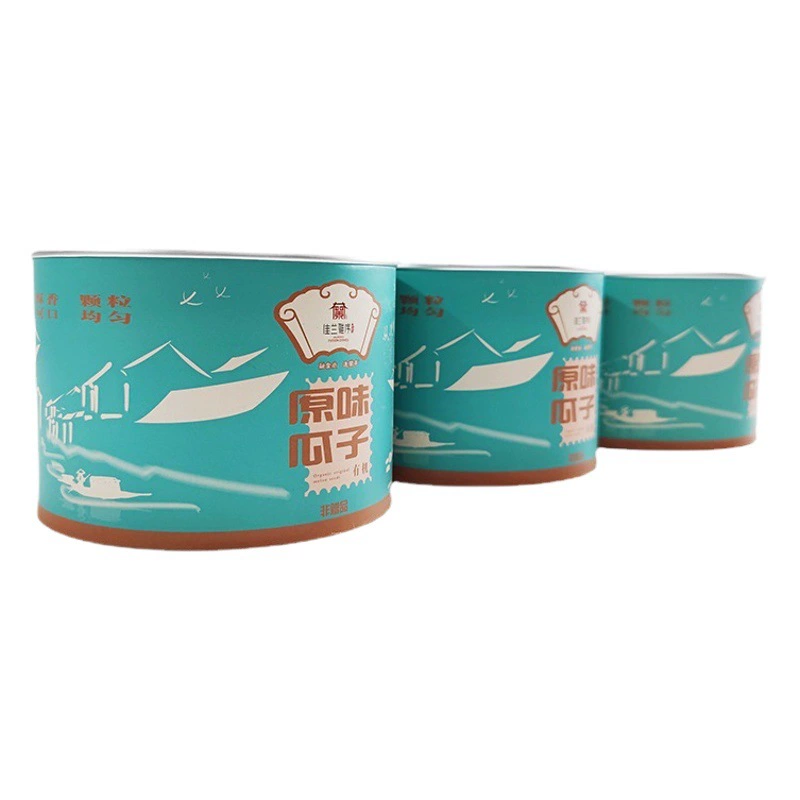 Заводские товары напрямую выбирают семена дыни, бумажную банку, закуску, сухофрукты, арахисовый цилиндр, легко рвущаяся крышка, легко тянущаяся крышка, семена дыни, бумажная Банка может быть спроектирована