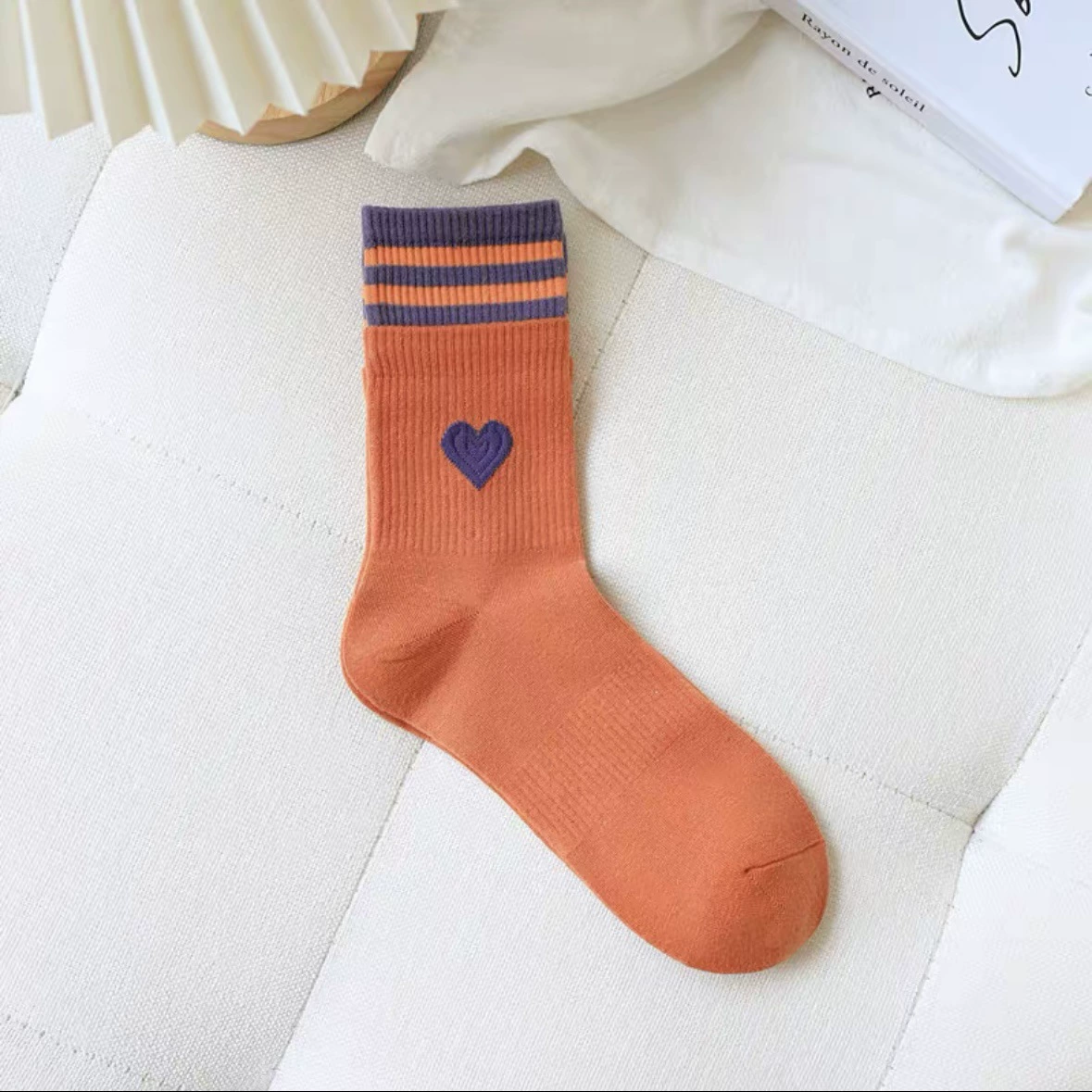 Спортивные носки милые Knee Socks - средняя длина, восемь вариантов цветов