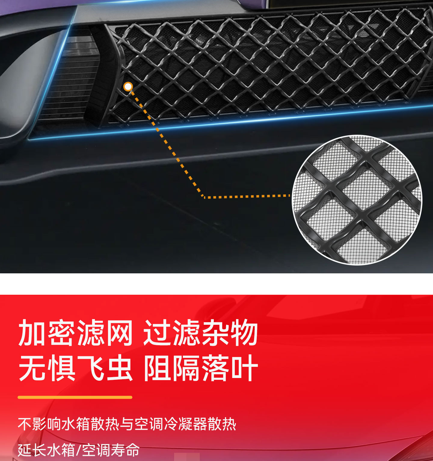 Changan Deep Blue L06 anti-insect net modified car accessories, in-car anti-dust, anti-mouse, anti-fuzz grille parts