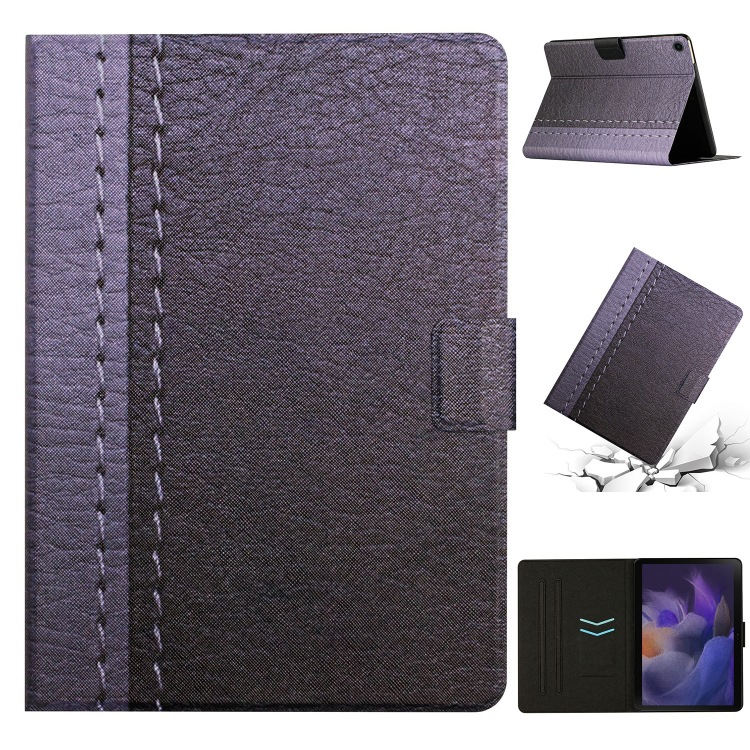 Para Samsung para Galaxy Tab A8 empalmado sólido Smart Tablet Cover