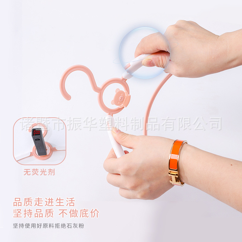 Ropa de bebé percha bebé recién nacido ropa especial percha hogar niños ropa percha retráctil oso ropa rack