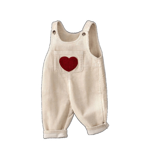 Baby Carrier Pants | Corduroy Stylish and Trendy Children's Spring Pants for Girls and Boys, Toddler Bodysuit