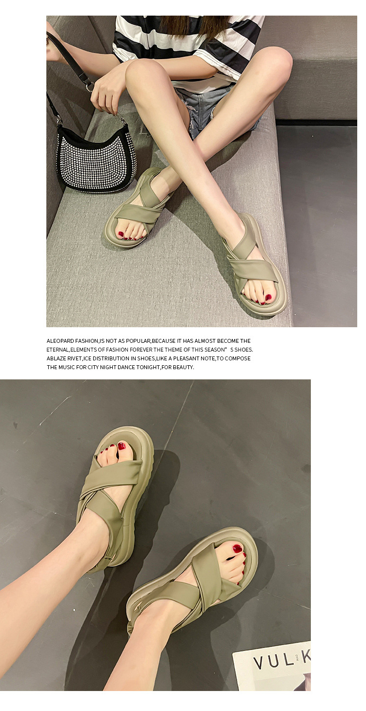 Lady Slides Thongs Strand Reizen Leer Antislip_voghion.com