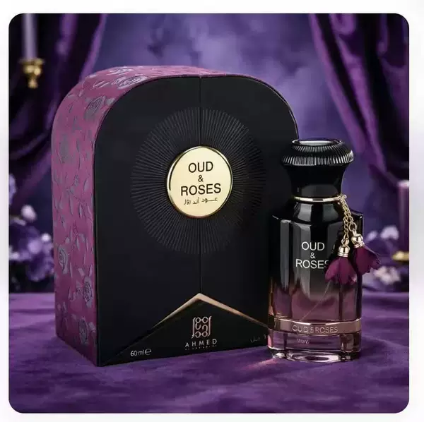 Cross-Border Perfume Wholesale Ahmed Oud&Roses Perfume Middle East Dubai Fragrance Long-Lasting Fragrance Foreign Trade Export