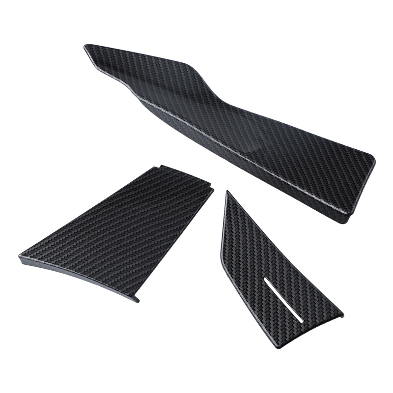 Suitable for BMW F80M3F82M4 anti-collision strip front bumper anti-scratch strip carbon fiber front bar combination air knife modification