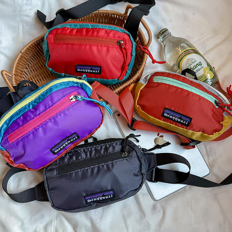 Nuevo bolso para niños coreano moda moda moda para niños y niñas bolso de pecho deportivo al aire libre letras de estilo extranjero bolso para niños