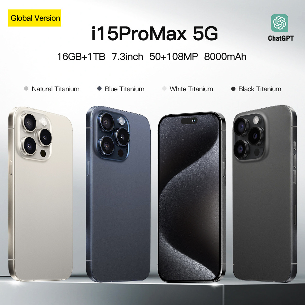 i15promax现货4G跨境新爆款6.53安卓智能手机3+64GB厂家低价代发