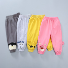 新款春款卡通长裤季男女童宝宝哈伦裤子春秋卡通运动童休闲长裤