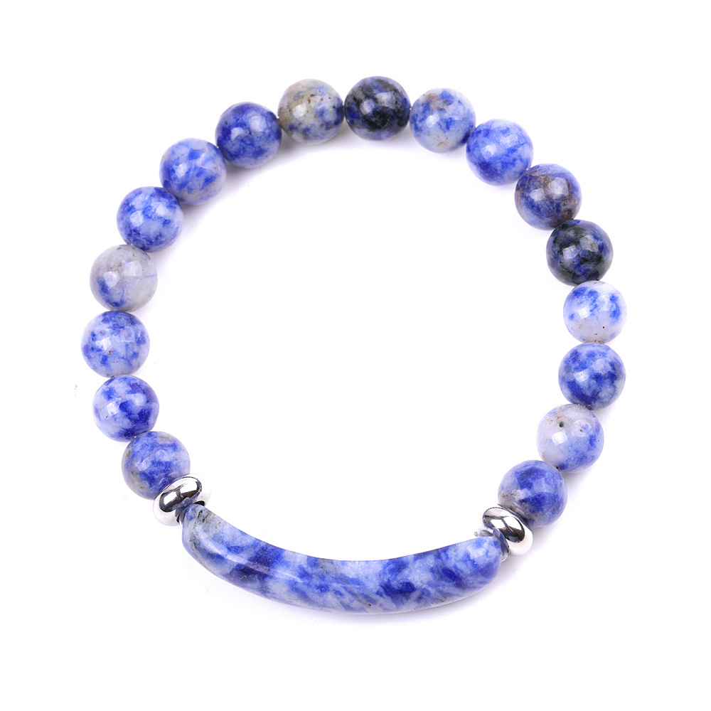 Fashion Ball Natural Stone Agate Bracelets display picture 5