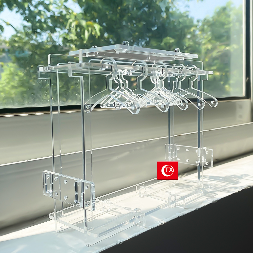 版权透明耳环耳钉收纳架 欧美流行亚克力耳环项链饰品展示架