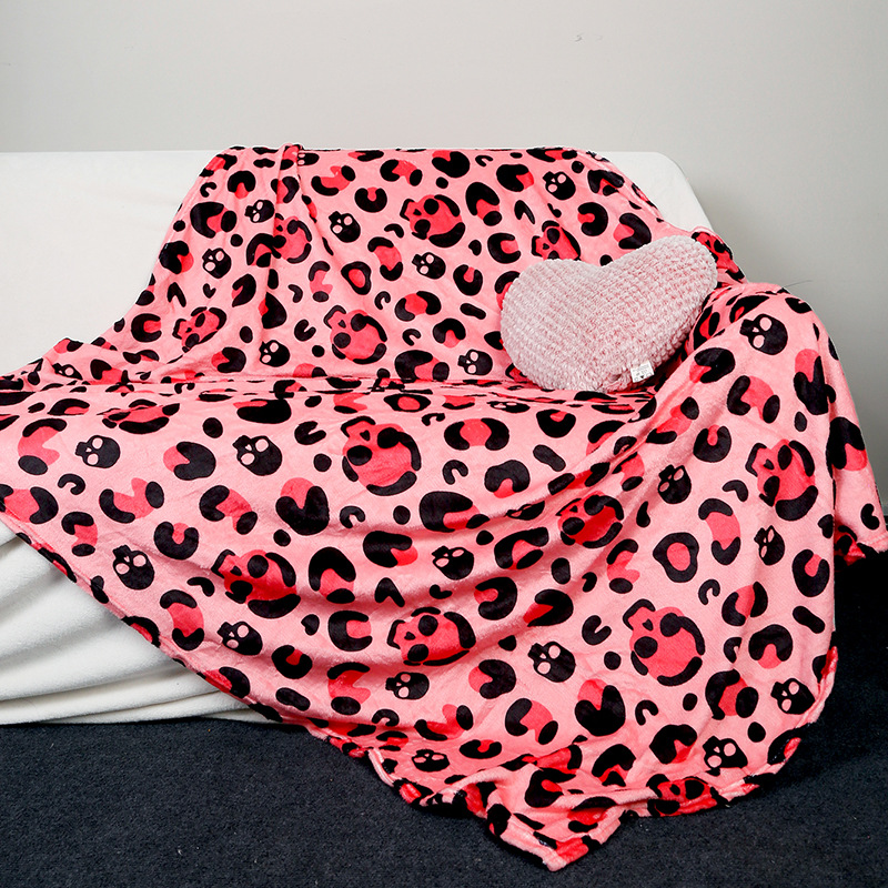 Comercio electrónico transfronterizo Amazon Wish Halloween lana manta espesa doble impresión flange manta