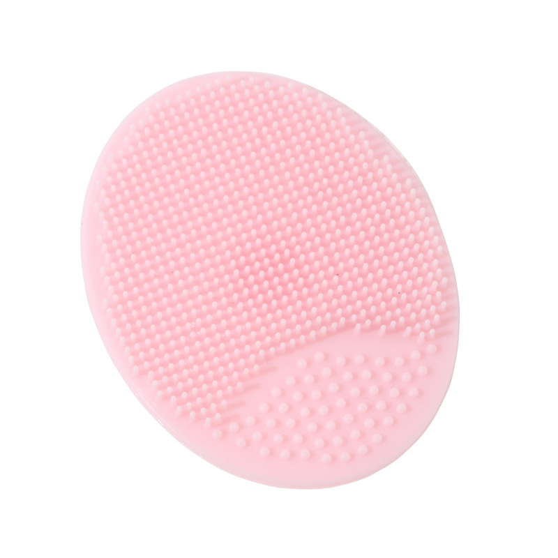 Cepillo de silicona para bebés, masaje facial y de champú, cepillo suave para limpieza y eliminación de suciedad