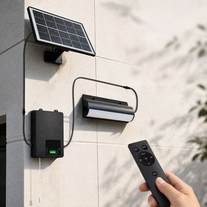 Zihe Solar Light Outdoor Garden Light with Pull Switch + Remote Control Wall Light with Customizable Motion Sensing Function Zihe Solar Light Outdoor Garden Light with Pull Switch + Remote Control Wall Light with Customizable Motion Sensing Function
