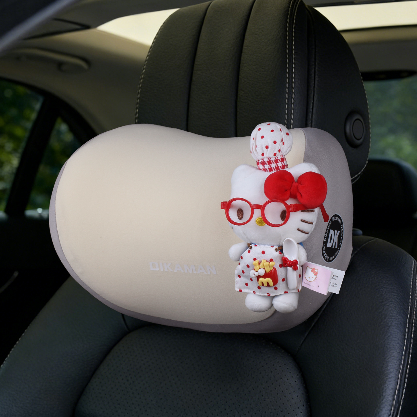 Coche de automóvil lindo almohada de cuello almohada de conducción de automóvil asiento de automóvil principal conjunto de automóvil de conducción universal en todas las estaciones image 12