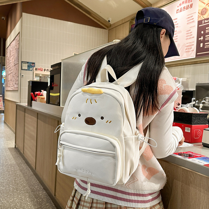 Mochilas escolares para estudiantes de secundaria, lindas y de gran capacidad, bolsos de dolor transparentes desmontables, bolsos de hombro de estilo ins, mochilas escolares de dibujos animados