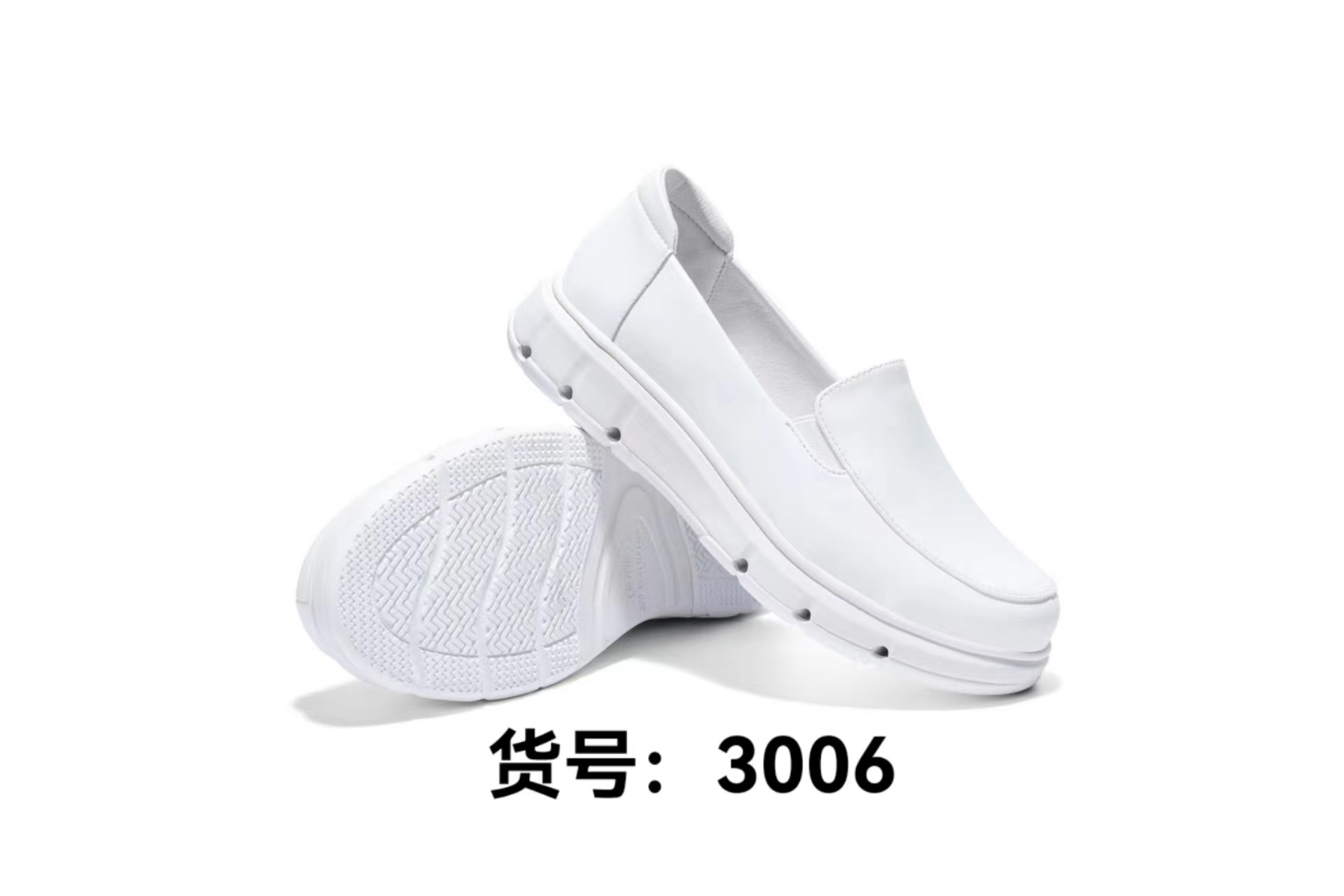 Zapatos de enfermera de piel de vaca, suela suave de cuero, pies transpirables, no cansados, hospital, clínica, salón de belleza, zapatos de trabajo, zapatos de mujer de primavera en stock