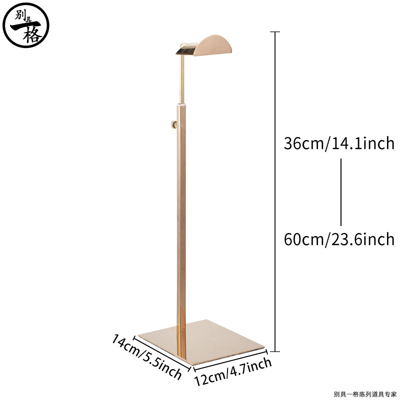 Зеркальная головка из розового золота, большая D-головка